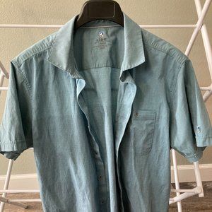 Kuhl The Ombre Button-Up Shirt Aqua Sky